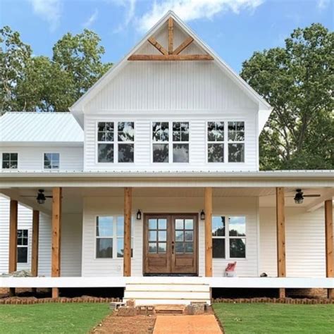 white metal siding on house|white metal siding farmhouse.